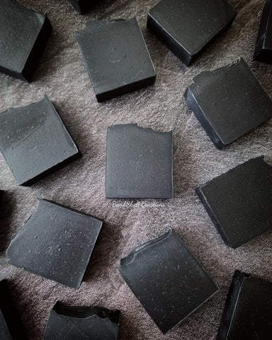 All natural Charcoal & Orange x10 Essential Oil soap